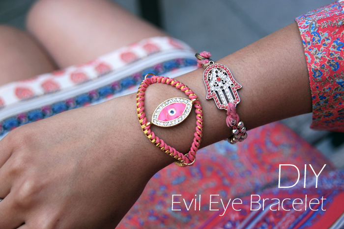 DIY Bracelet, DIY Evil Eye Bracelet