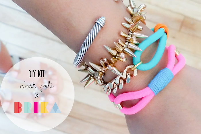 Cest Joli x BRIKA DIY Bracelet Kit