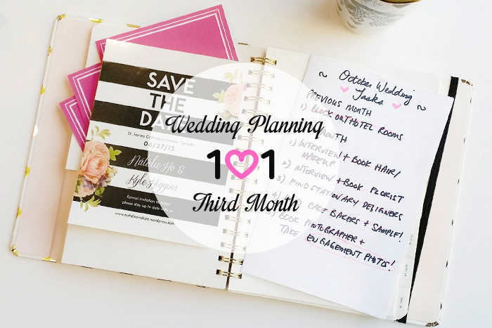 Wedding Planning 101 - October 3rd Month