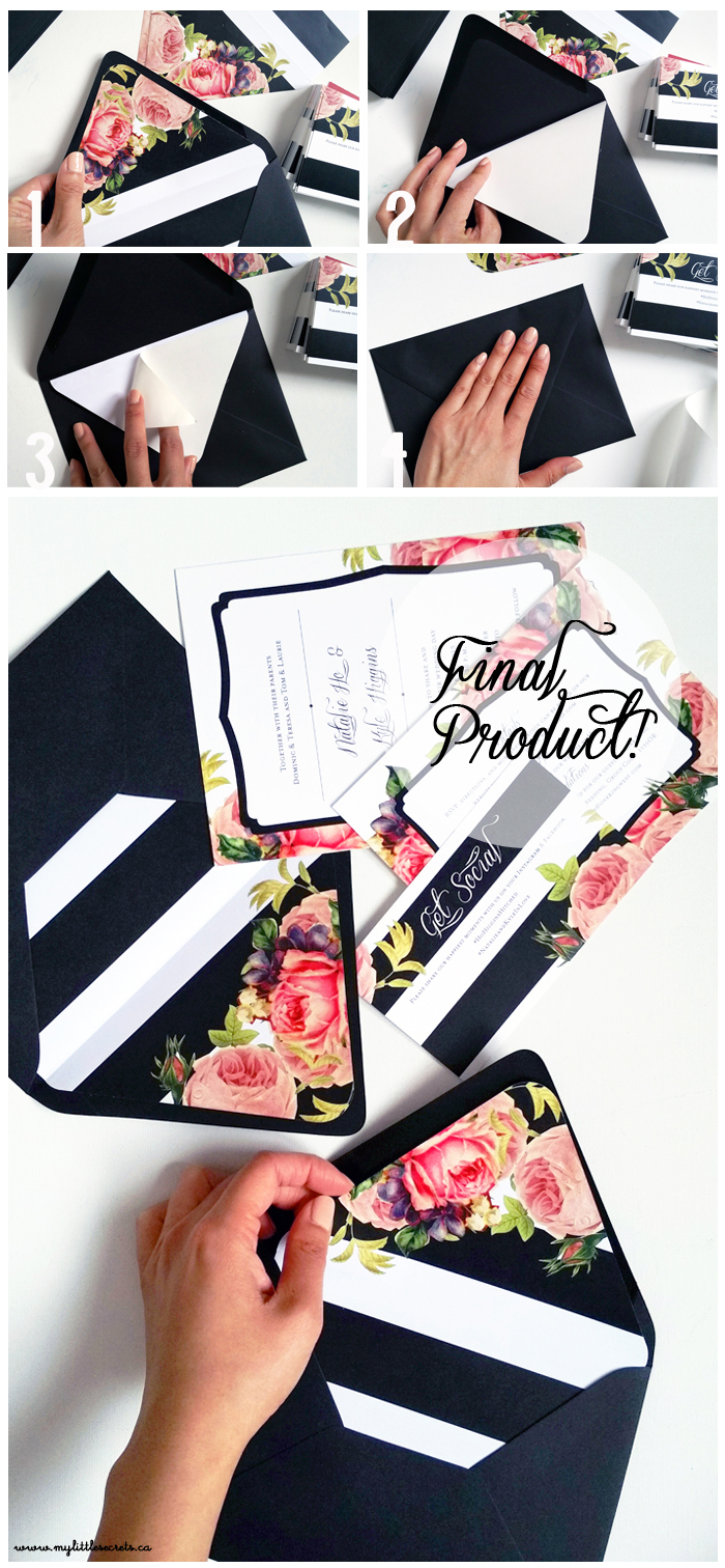 DIY Wrapping Paper Envelope Liner