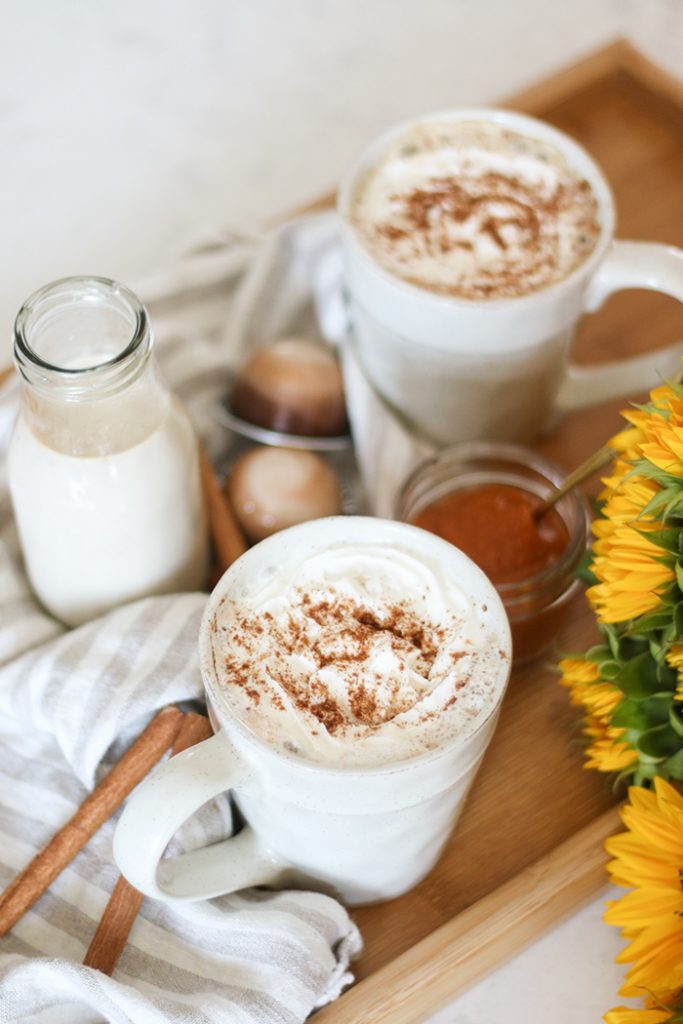 Food & Drink :: Homemade Pumpkin Spice Latte {and a Nespresso Machine Giveaway!}